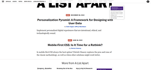 A List Apart