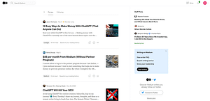 Medium website