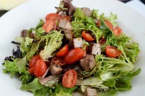 Low-carb vegetables are a good source of fiber and help fill you up without adding carbs. 