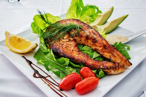 Fish and seafood are a good source of proteins and fats for Keto
